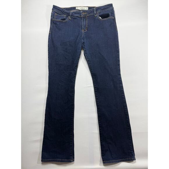 Abercrombie & Fitch Women's The A&F Bootcut Blue Denim Jeans - Size 12 (33x31) - Picture 1 of 7